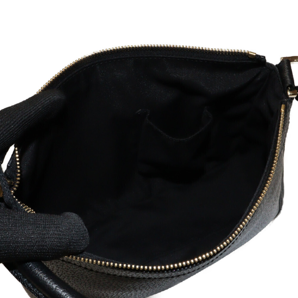 GUCCI One Shoulder Hobo Bag Black Leather classic - Picture 7 of 7